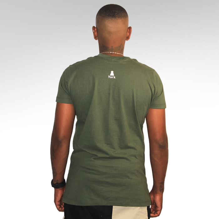 casual slim simples verde militar - Image 3
